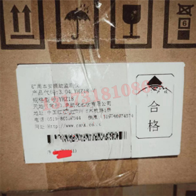 YHZ18礦用本安振動監(jiān)測儀|天地(常州)自動化股份有限公司